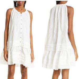 Ramy Brook Yucca Button-Through Trapeze Dress